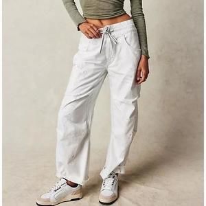 015 New Free People Modern Love Pull On Jeans Paint Splatter Baggy  Size S